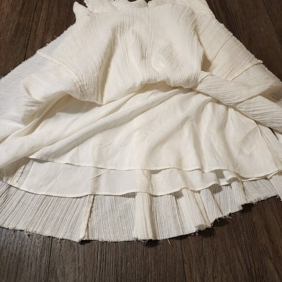 Free People Heartland mini dress NWT White Small missing one lace - Picture 5 of 15